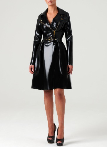 Latex Mayfair Mac | M / Black and Gold