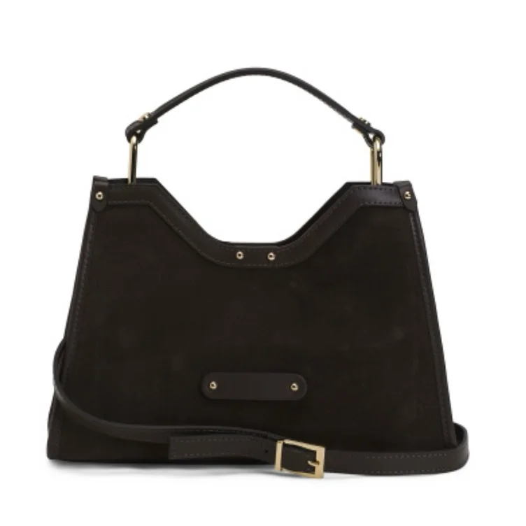Made In Italy Suede Geo Satchel | Women | T.J.Maxx
