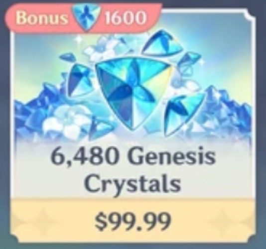 Genshin Impact Genesis Crystals