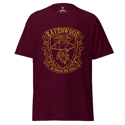 Wizard101 Ravenwood Crest Outline Shirt | L