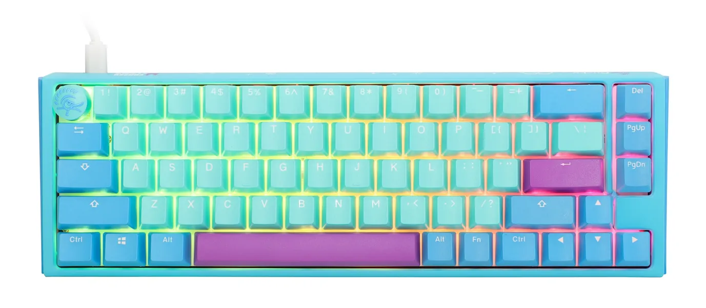 Ducky x MK One 3 SF Frozen Llama 65% Hotswap RGB Limited Edition Mechanical Keyboard
