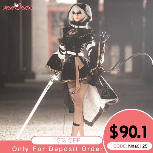 【Pre-sale】Uwowo NieR Reincarnation Hina Mechanical Pupil Cosplay Costume - M