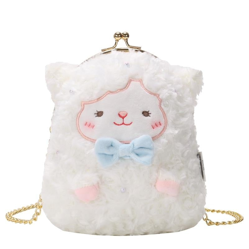 Little Lamb Plush Pouch