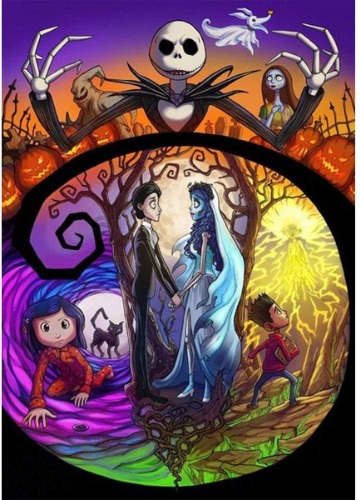 Jack and Sally/Coraline Diamond Painting 
