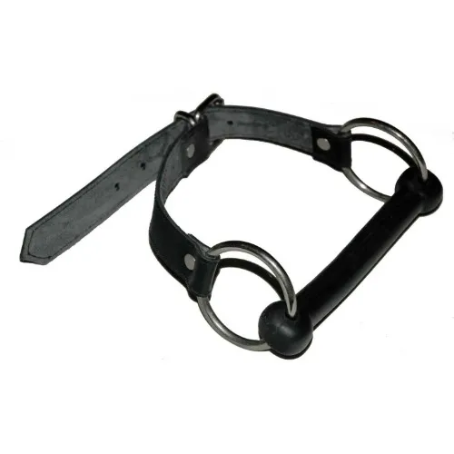 Large Ring Pony Style Bit Gag - Affordable Leather Products