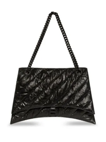 Balenciaga Crush Quilted Shoulder Bag  - Farfetch