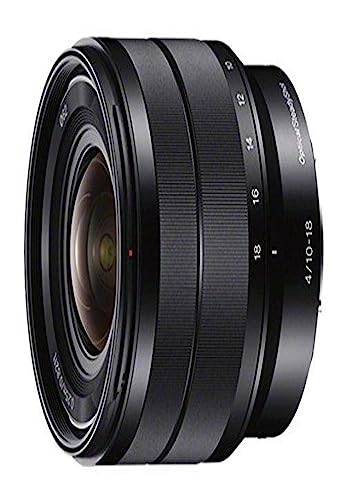 Sony - E 10-18mm F4 OSS Wide-Angle Zoom Lens (SEL1018),Black - Lens only