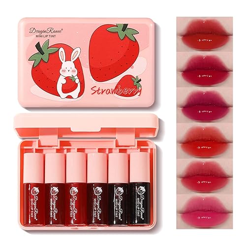 Eakroo 6 Colors Lip Tint Stain  Korean Lip Gloss 