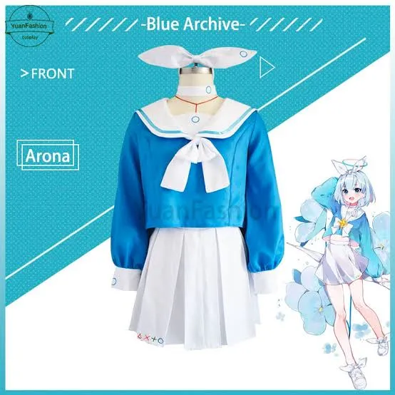 Blue Archive Arona Cosplay Set