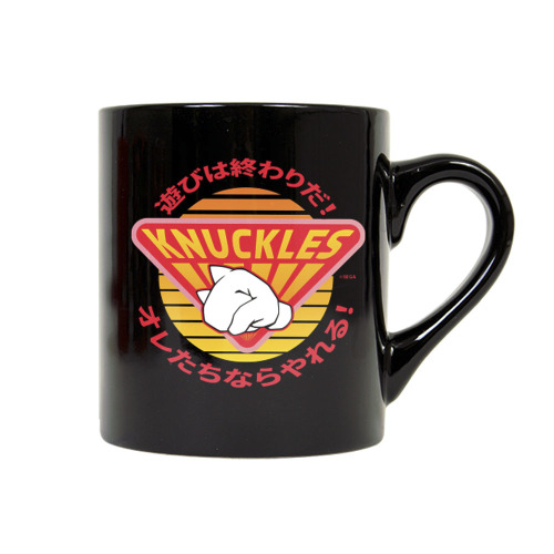 Sonic The Hedgehog Retro Knuckles Black Mug | Default Title
