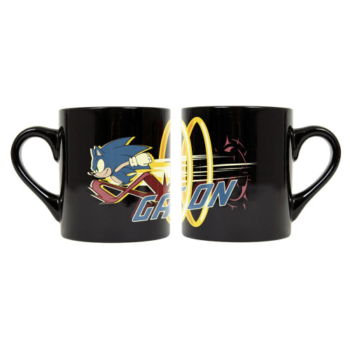 Sonic The Hedgehog Retro Game On Black Mug | Default Title
