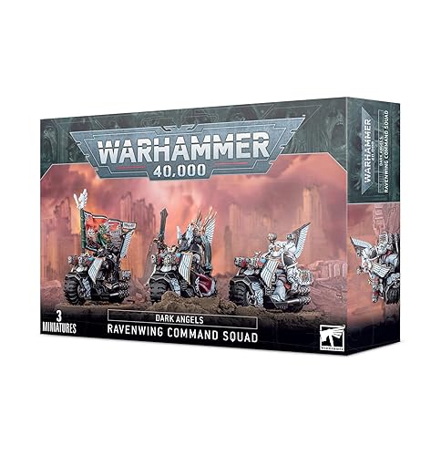 Games Workshop 99120101238" Dark Angels Ravenwing Command Squad Miniature