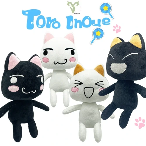Rytanda-peluche de gato de Toro Inoue para niñas, muñeco de peluche suave, Animal lindo, regalo de cumpleaños y Navidad - AliExpress 