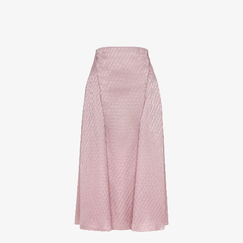 SkirtMauve pink FF silk skirt