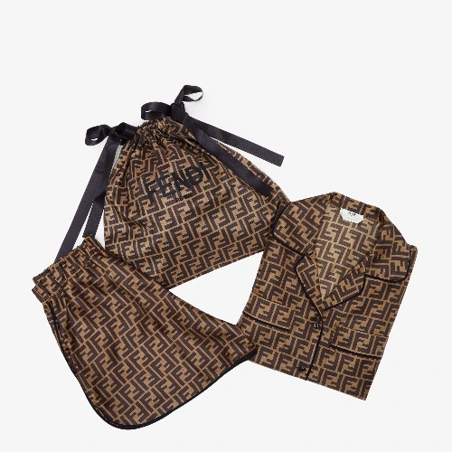 PajamasBrown silk pajamas