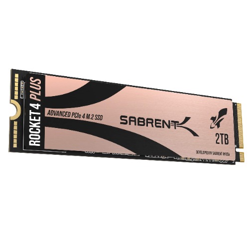 SABRENT 2TB Rocket 4 Plus NVMe 4.0 Gen4 PCIe M.2 Internal SSD Extreme Performance Solid State Drive R/W 7100/6600MB/s (Latest Version) (SB-RKT4P-2TB) - SSD ONLY 2TB
