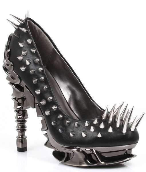 Hades Alternative Shoes Zetta Black High Heels - 10 / Black
