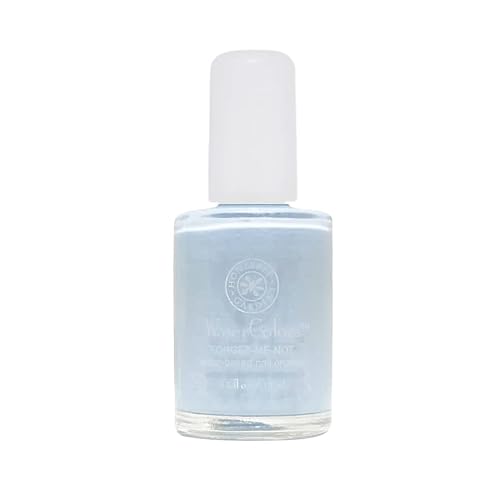 Honeybee Gardens Water-Based Nail Enamel, Forget Me Not, Matte Opaque Light Pastel Blue, Eco-Friendly, Odorless & Vibrant Polish, 0.5 fl oz - Forget Me Not - Matte Opaque Light Pastel Blue