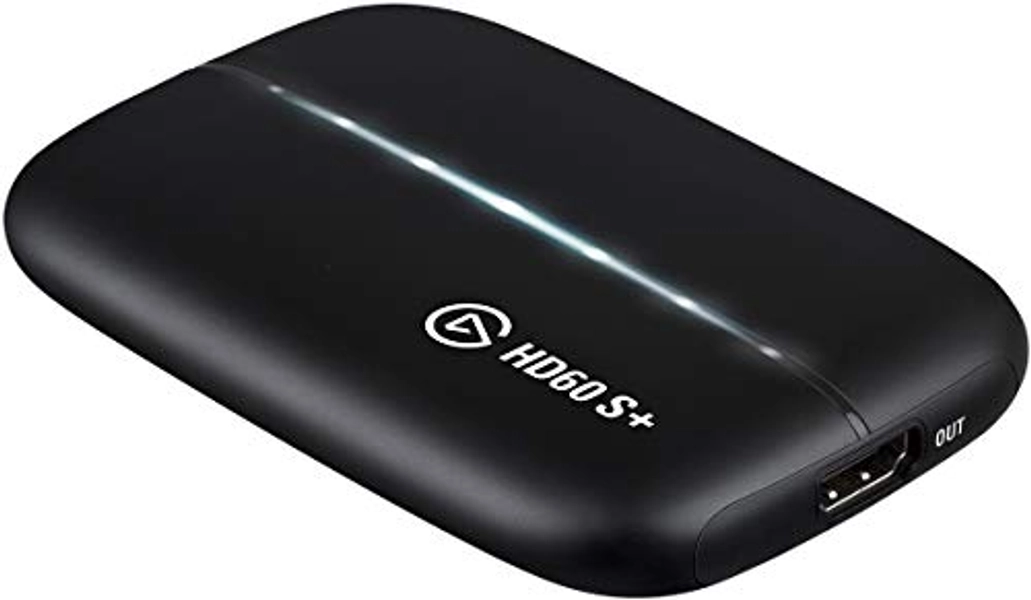 Elgato HD60 S +, externe Aufnahmekarte, streamen und aufzeichnen in 1080p60 HDR10 oder 4K60 mit Ultra-Low-Latency auf PS5, PS4/Pro, Xbox Series X/S, Xbox One X/S, in OBS und mehr, für PC/Mac