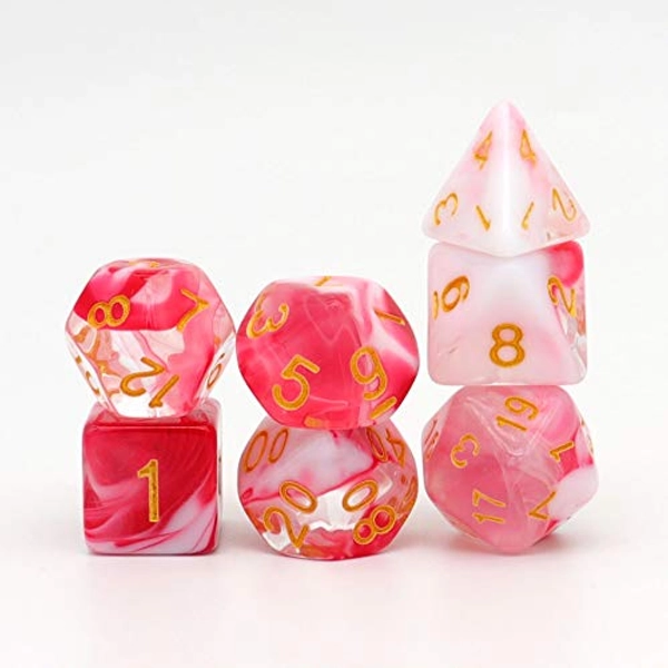 Haxtec DND Dice Polyhedral D&D Dice for Dungeons and Dragons Roleplaying Games