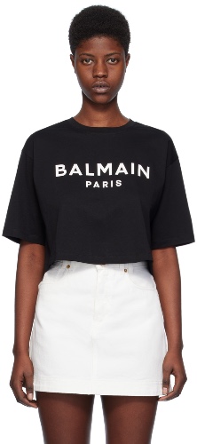 Balmain black logo t-shirt 