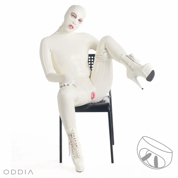 ODDIA latex cat suit