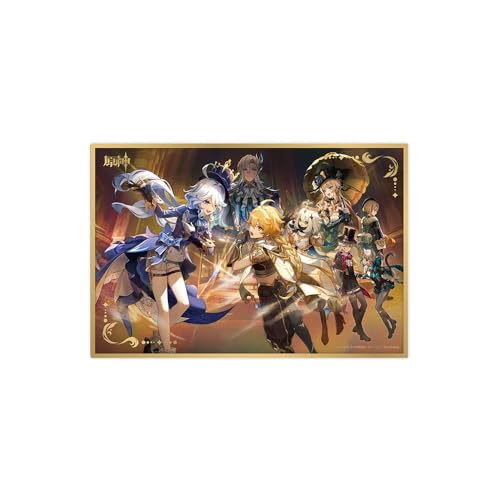 GENSHIN IMPACT Themed Series Acrylic Bordered Poster-As Light Rain Falls Without Reason - As Light Rain Falls Without Reason