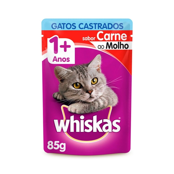Sachê Whiskas gatos castrados 