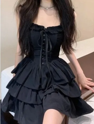 Gothic Slip Dress