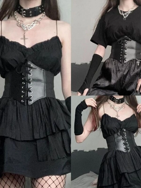 Cinto feminino Corset Gótico 