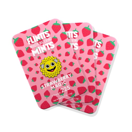 Flintts Mints | 3 Pack Strawberry Magic