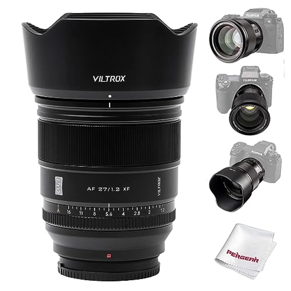 Viltrox 27mm F1.2 Pro Autofokus-Objektiv, kompatibel mit spiegellosen Fuji X-Mount-Kameras X-H2 X-T5 X-H2S X-S20 X-T4 X-S10 X-T200 X-T30 II X-H1 X-T3 X- T30 X-A7 X-Pro3 X-A7 X-E4 X-T2 X-Pro2