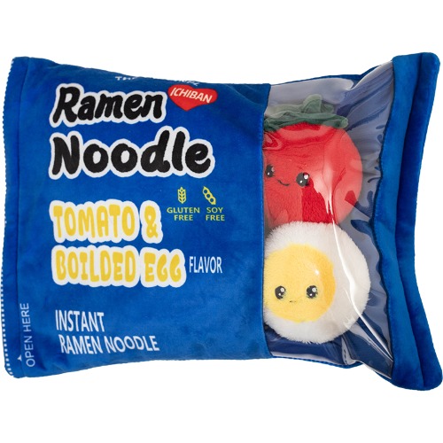Deliciously Cute Ramen Plush Pillow - Blue / 45*35cm 0.5kg