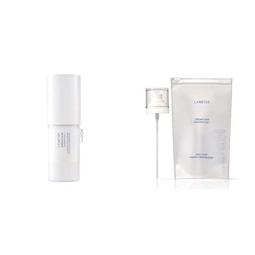 LANEIGE Cream Skin Toner & Moisturizer with Ceramides and Peptides: Soften, Moisturize, and Boosts Skin Barrier - Toner Full Size (5.7 Fl. Oz.) + Pump