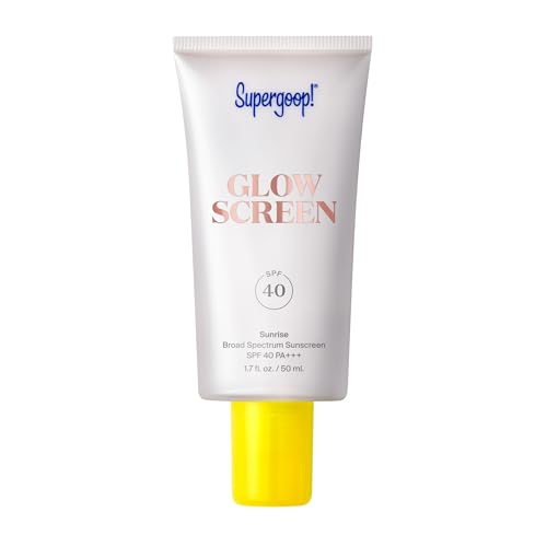 Supergoop! Glowscreen SPF 40 - Glowy Sunscreen Primer with Hyaluronic Acid, Vitamin B5 & Niacinamide - 1.7 oz - 1.7 Fl Oz (Pack of 1) - 1.7
