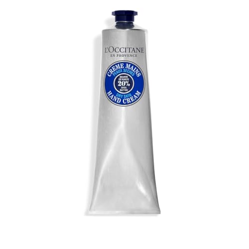 L’Occitane Shea Butter Hand Cream: Nourishes Very Dry Hands, Protects Skin, With 20% Organic Shea Butter, Vegan - 5.1 Ounce (Pack of 1)