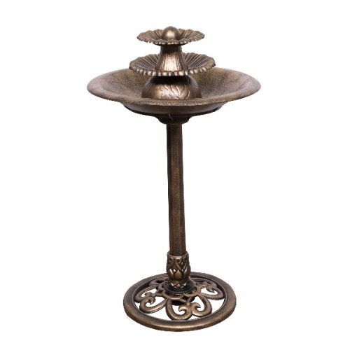 Alpine Corporation TEC106-BZ Alpine Floor Fountain, 35", Bronze - Bronze - Water Fountain