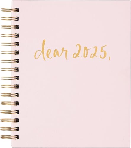2025 Eccolo Spiral Agenda Planner, Dear 2025, Weekly & Monthly Pages, 12 Month, Sticker Sheets, Inspirational Quotes (7.75 x 8.75, Hardcover) - Dear 2025