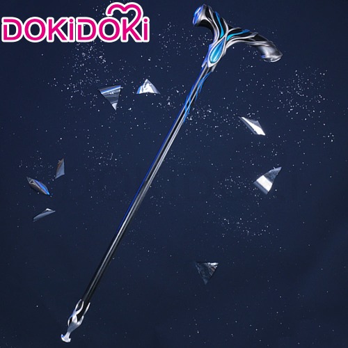 DokiDoki Game Genshin Impact Cosplay Neuvillette Stick Prop Fontaine Walking Cane | Upgrade Ver.-Order Processing Time Refer to Description Page