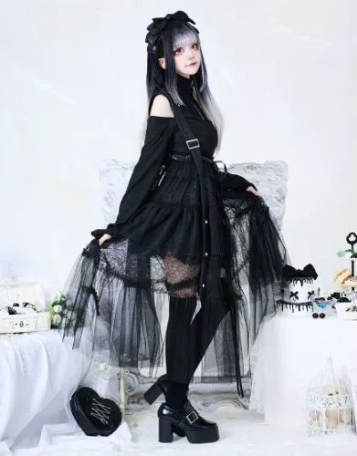 [ACRO TOKYO][ililil] Jirai Girly's Princess Tulle Skirt