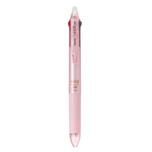 Japanese Pilot FriXion Erasable Tricolor Pen - Blush Pink