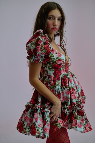 Roses Are Red Girls Night Dress | M