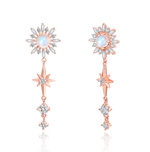 Daphne Earrings - Rose Gold