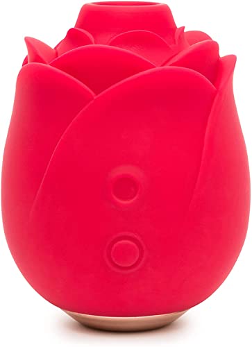 Lovehoney Rose Clitoral Sucking Toy - Clit Stimulator with 6 Suction Speeds - Waterproof Sucker Vibrator - Rechargeable Vibrating Adult Sex Toys for Women