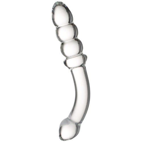 Sinful Ribbed Glas Dildo | Dag-Dag Levering | Sinful