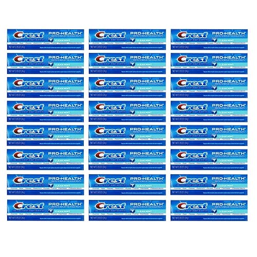 Crest 037000995609 Pro-Health Clean Mint Toothpaste, Smooth Formula 0.85 Oz, Travel Size, (24 Pack) - Mint - 0.85 Ounce (Pack of 24)