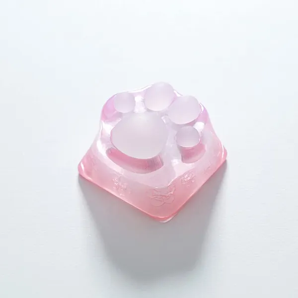 wwkeycaps ZOMO Special Edition 3D Printing Gaming Cat Keycaps Cherry MX keycaps Cats paw ShapeSakura Pink - Sakura Pink