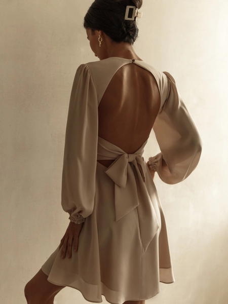 LICHI - Online fashion store :: Bow-detailed mini dress