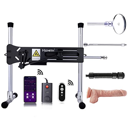 Hismith Sex Machine, Premium Love Machine with App Remote Control, Sex Machine with Practical Matching Machine Device Adapters and Attachements - App Controlled Classic Bundle