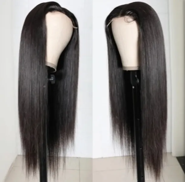 UNice Straight Middle Part Lace Wigs Pre Plucked Natural Hairline Long Wig With Baby Hair